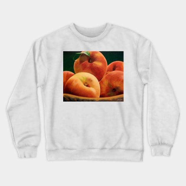 Peach Basket Crewneck Sweatshirt by terryhuey